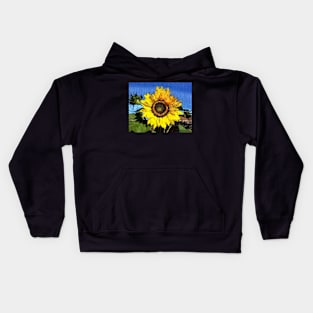 SUNFLOWER ILLUSTRATION Kids Hoodie